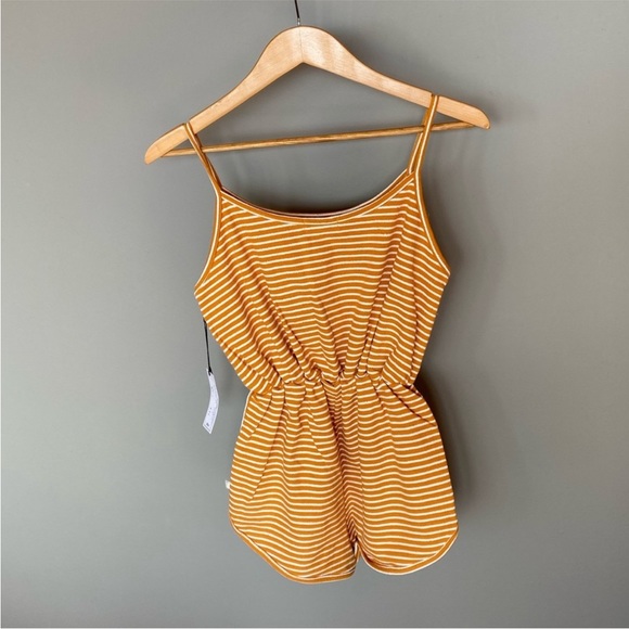 NYTT Pants - NYTT Yellow stripe romper